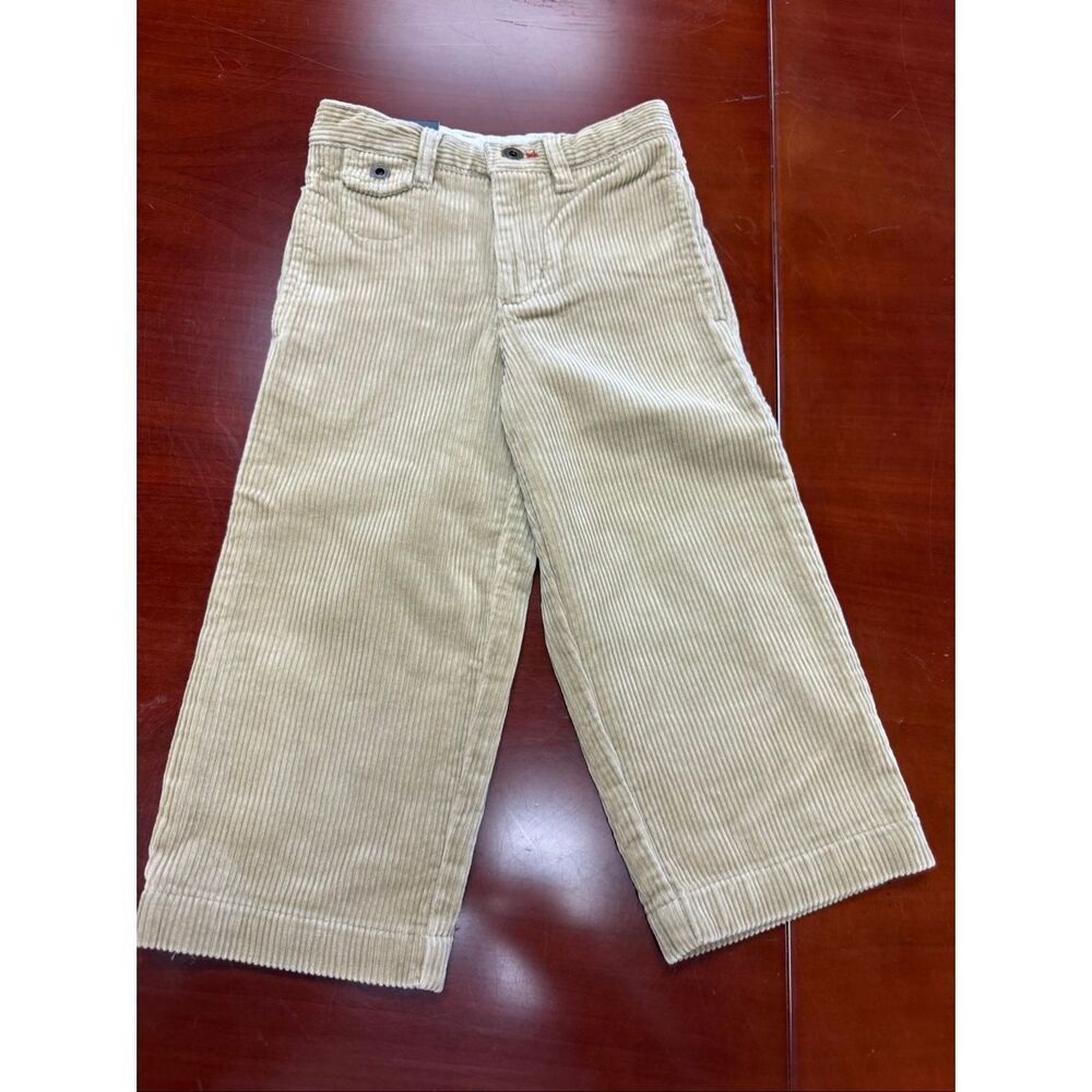 GAP Toddler Tan Wide Whale Corduroy Pants sz 2 Years Adjustable Waist NWT